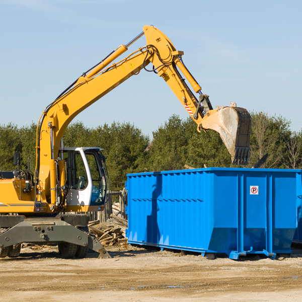 how does a residential dumpster rental service work in Telephone